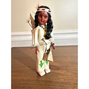 Carlson Dolls Native American Maiden Girl Collector Doll Made in USA
